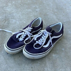 Purple Lace Vans Size 9